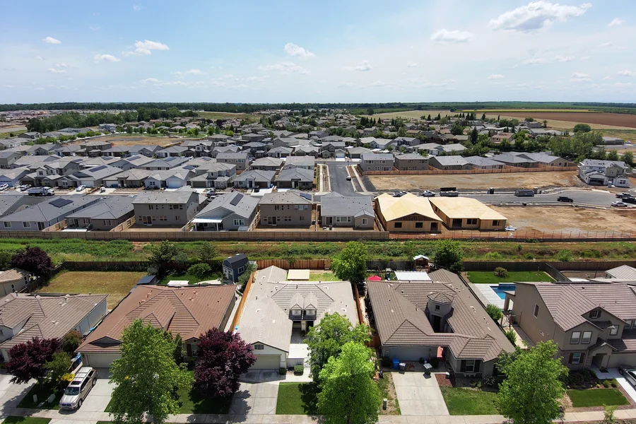 Meridian Idaho aerial neighborhood view — painting company serving Meridian by Simon's Painting