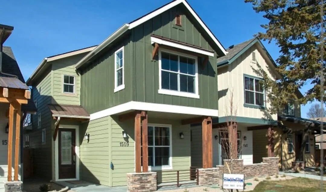 Exterior painting of a craftsman-style home in Boise, Idaho